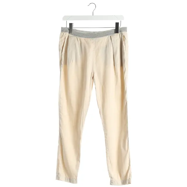 Pantaloni, in Beige, Lino, Gran Sasso