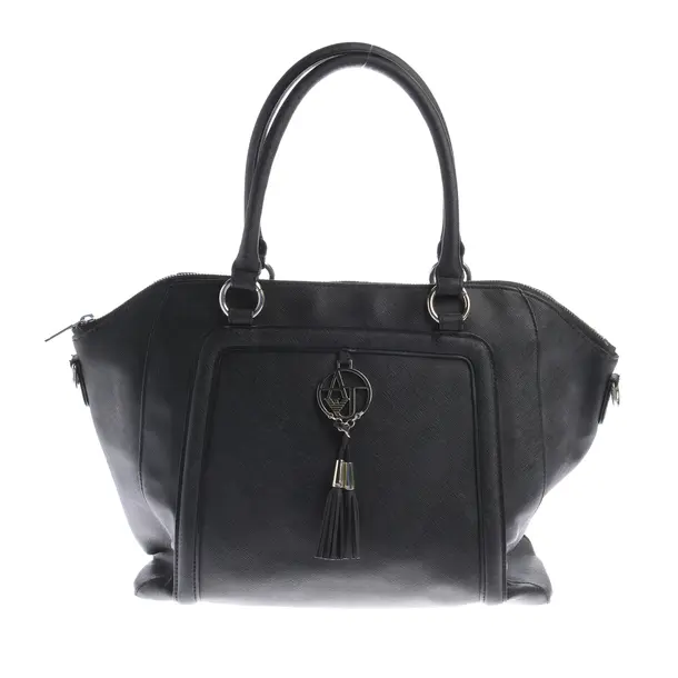 Handtasche, in Schwarz, Leder, Armani Jeans