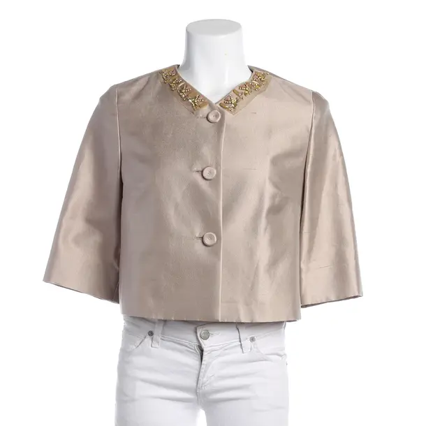 Blazer, in Hellbraun, Baumwolle, Max Mara