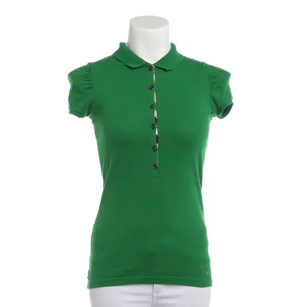 Poloshirt, in Grün, Baumwolle, Burberry Brit