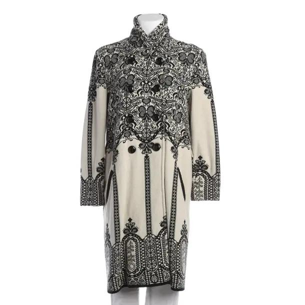 Wintermantel, in Cream, Wolle, Twin Set