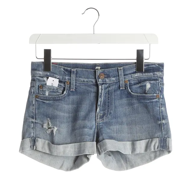 Shorts, in Blue, Cotton, 7 for all mankind