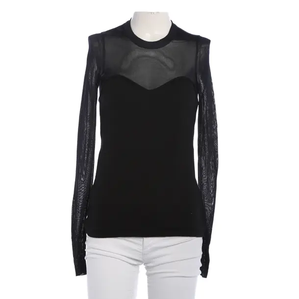 Long Sleeve Shirt, in Navy, Cotton, Isabel Marant