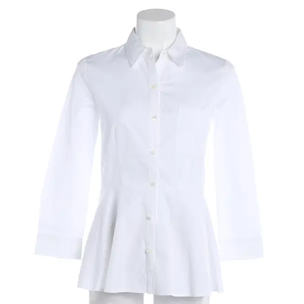 Blouse, in White, Cotton, Theory