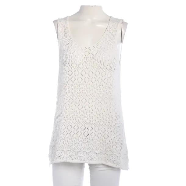 Top, in Cream, Cotton, Allude