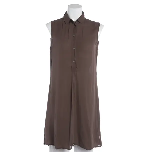 Top, in Braun, Seide, Pauw