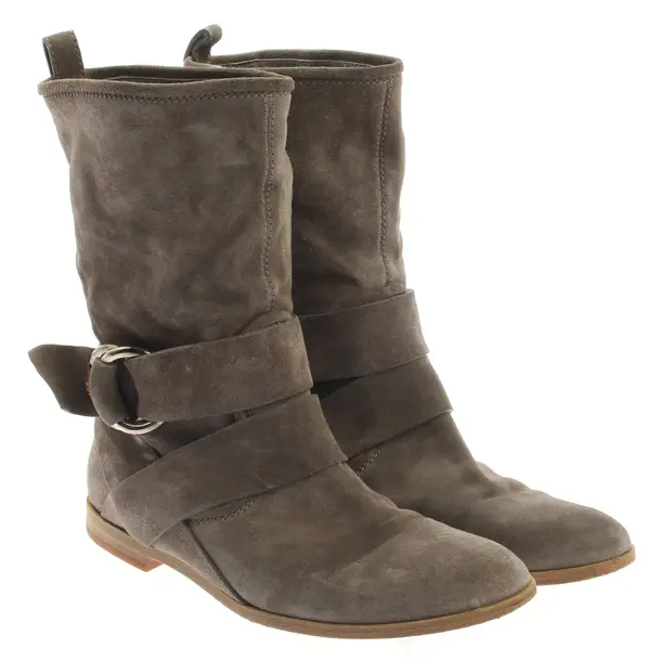 Stiefeletten, in Hellgrau, Gucci