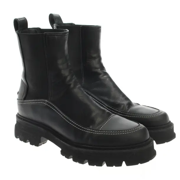Ankle Boots, in Black, Emporio Armani