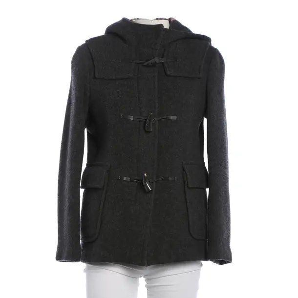 Mid-Season Coat, in Gray, Wool, Burberry London