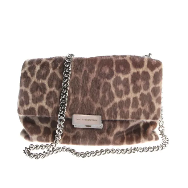 Shoulder Bag, in Dark Brown, Polyvinyl, Stella McCartney