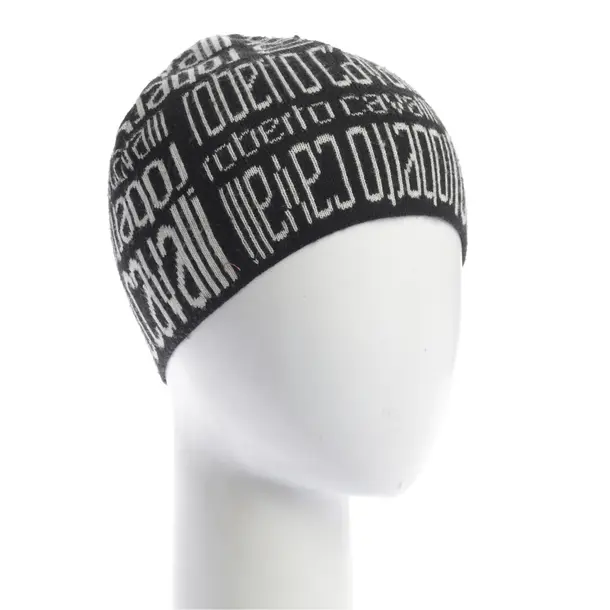 Mütze, in Schwarz, Wolle, Roberto Cavalli