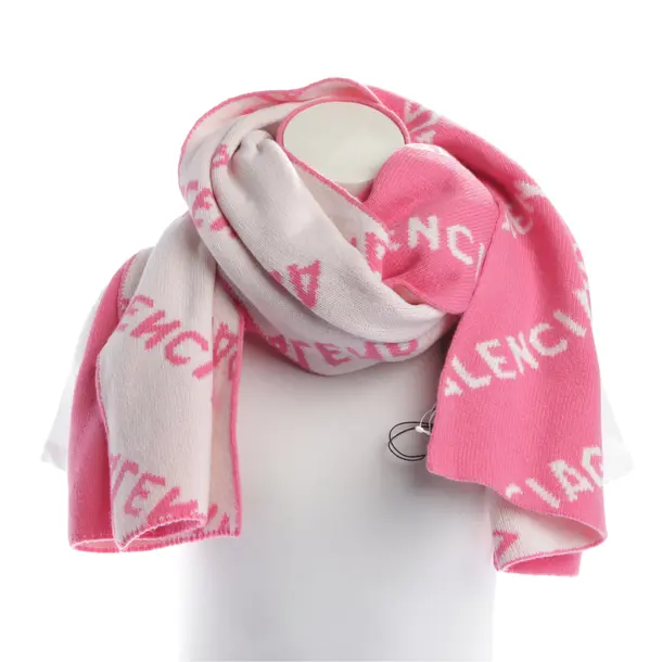 Schal, in Rosa, Wolle, Balenciaga