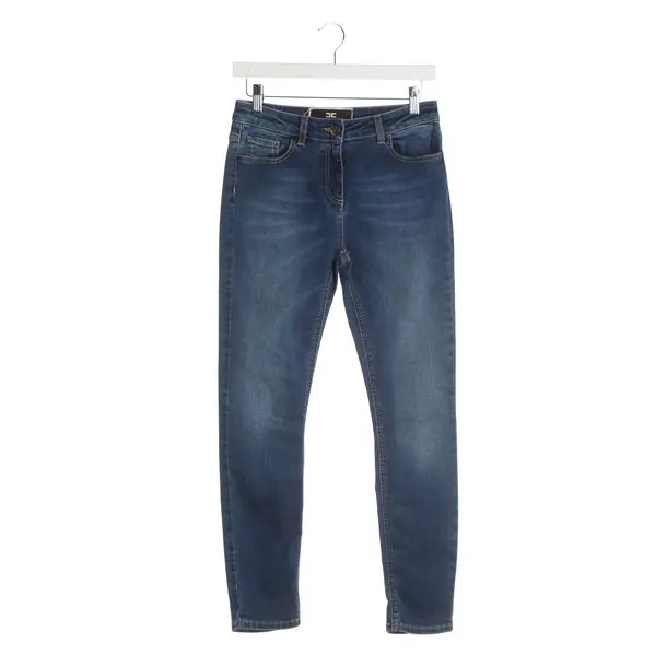 Slim Fit Jeans, in Blue, Cotton, Elisabetta Franchi