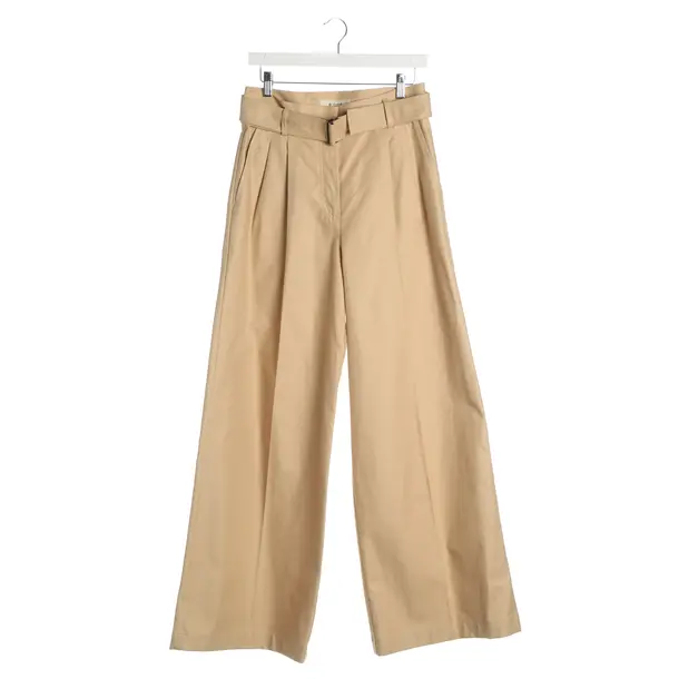Pants, in Beige, Cotton, Max Mara