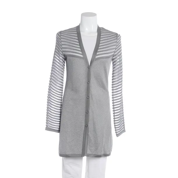 Strickjacke, in Grau, Rayon, Missoni