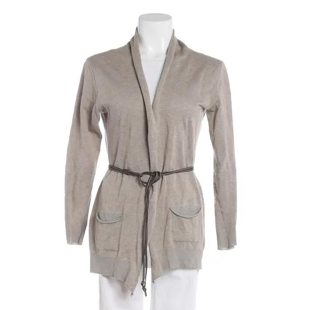 Cardigan, in Beige, Cotton, Peserico