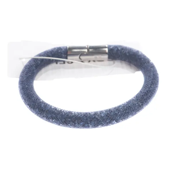 Bracelet, in Blue, Other Fibers, Swarovski