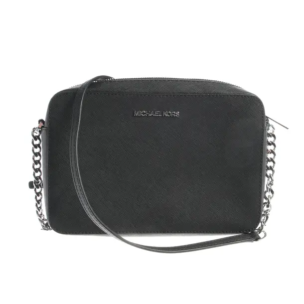 Schultertasche, in Schwarz, Leder, Michael Kors