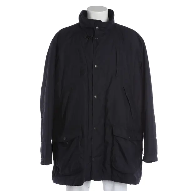 Mid-Season Jacket, in Navy, Polyester, Fay