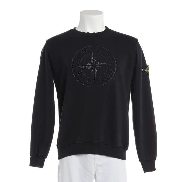 Sweatshirt, in Navy, Baumwolle, Stone Island