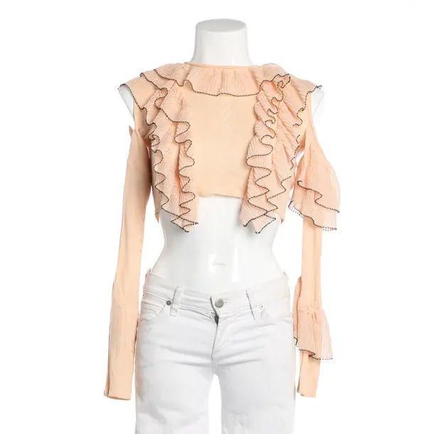 Long Sleeve Shirt, in Peach, Viscose, Elisabetta Franchi