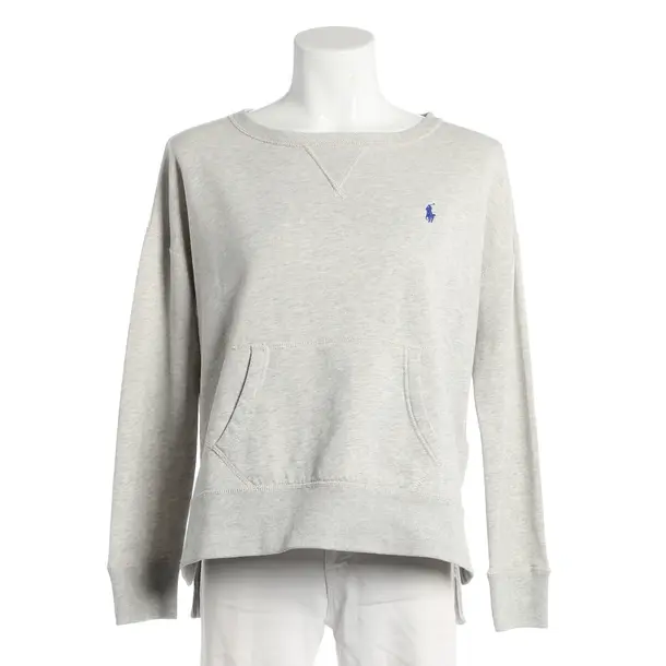 Sweatshirt, in Hellgrau, Baumwolle, Polo Ralph Lauren