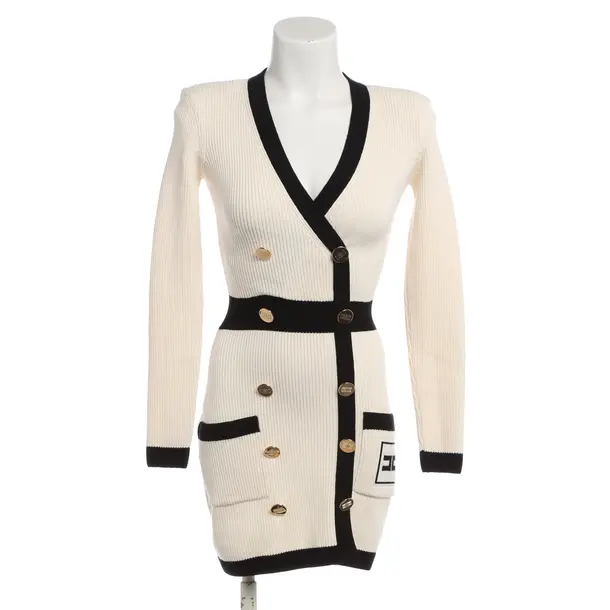 Kleid, in Cream, Viskose, Elisabetta Franchi