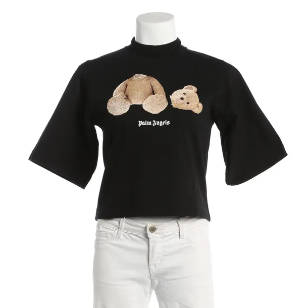 Shirt, in Black, Cotton, Palm Angels