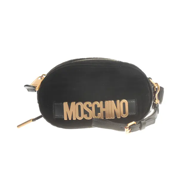 Bum Bag, in Black, Velvet, Moschino
