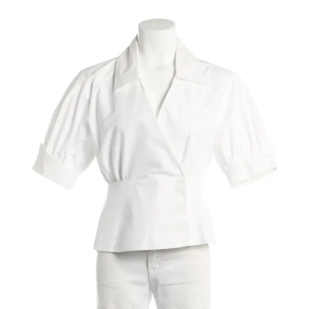 Bluse, in Cream, Baumwolle, Fendi