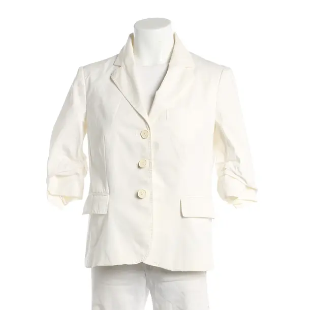 Blazer, in Cream, Baumwolle, Moschino