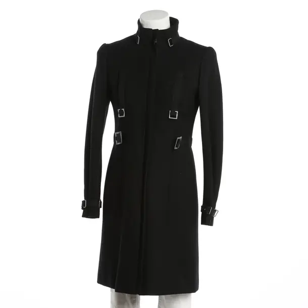 Cappotto mezza stagione, in Nero, Lana, Moschino