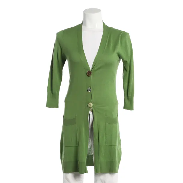 Cardigan, in Verde oliva, Seta, Maliparmi