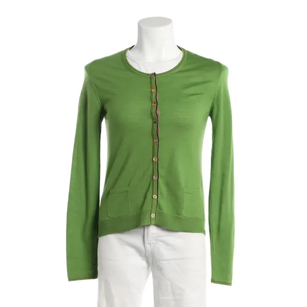 Strickjacke, in Grün, Wolle, Maliparmi