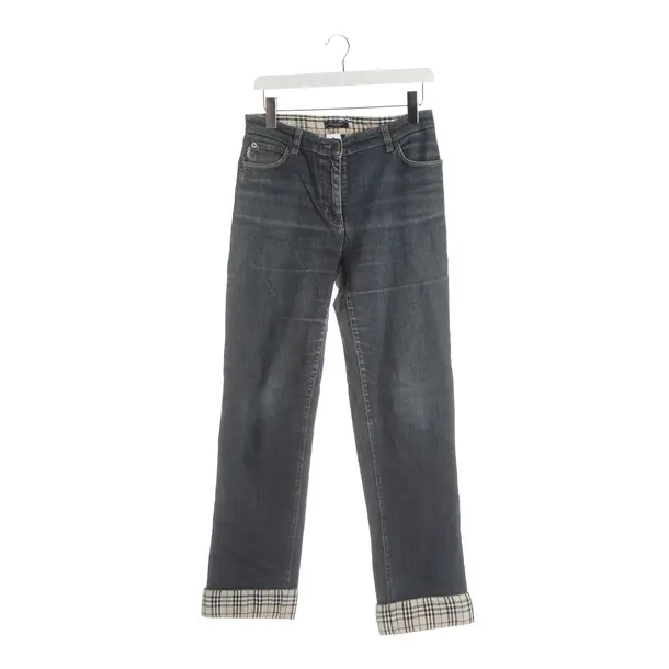 Straight Fit Jeans, in Navy, Cotton, Burberry London