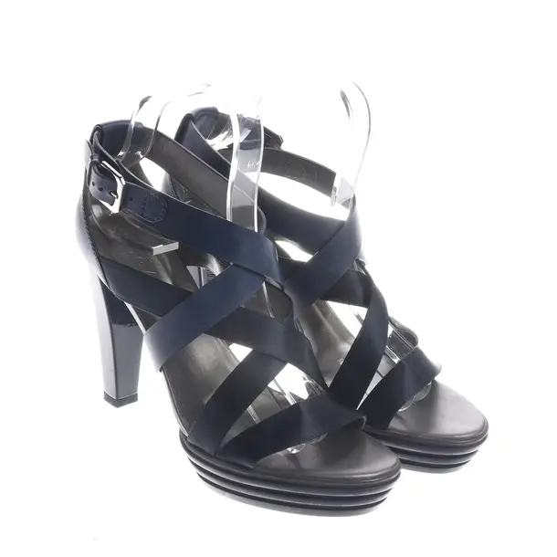 Heeled Sandals, in Navy, Hogan