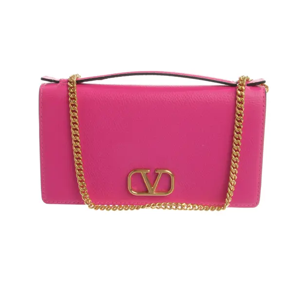 Portafoglio a cinture a tracolla, in Rosa, Pelle, Valentino