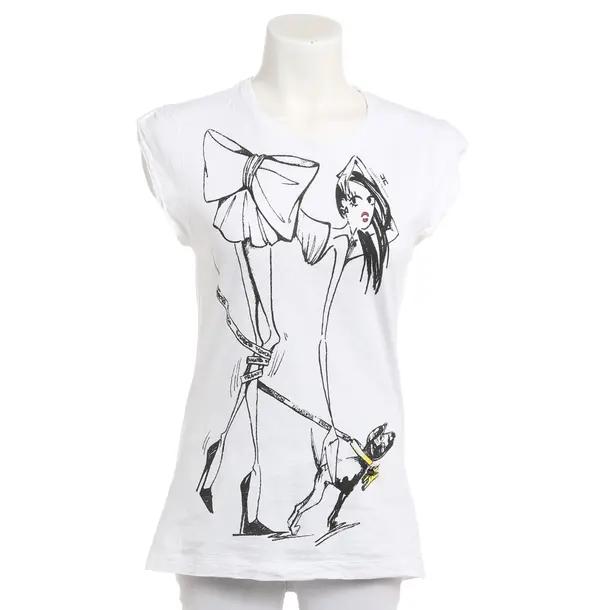 Shirt, in White, Cotton, Elisabetta Franchi