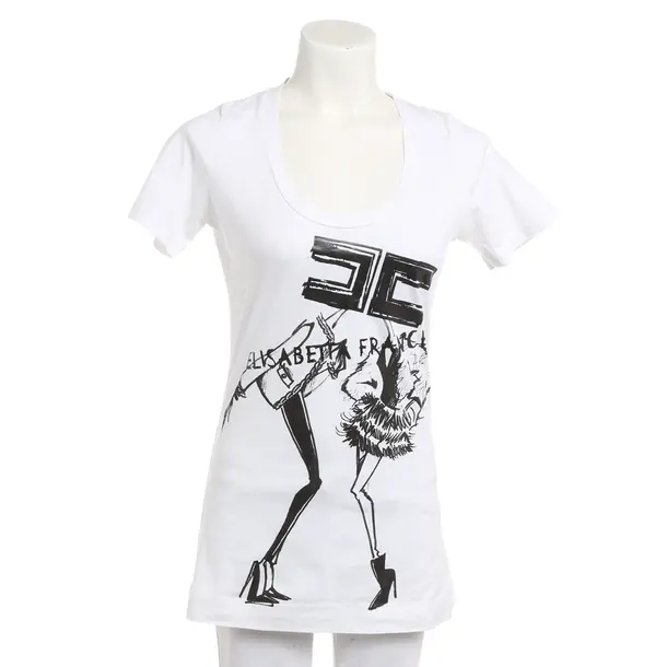 Shirt, in Weiß, Baumwolle, Elisabetta Franchi