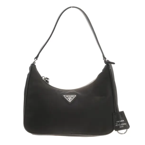 Handbag, in Black, Polyamide, Prada