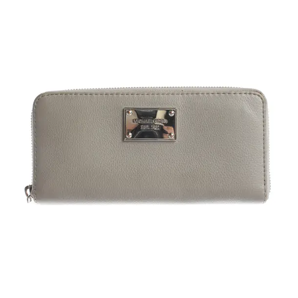 Wallet, in Gray, Leather, Michael Kors