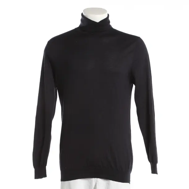 Jumper, in Navy, Cashmere, Malo