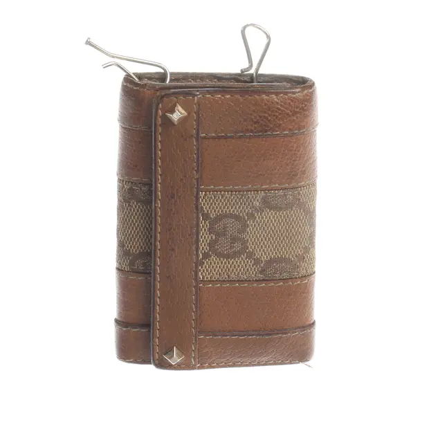 Etuis portachiavi, in Marrone, Pelle, Gucci