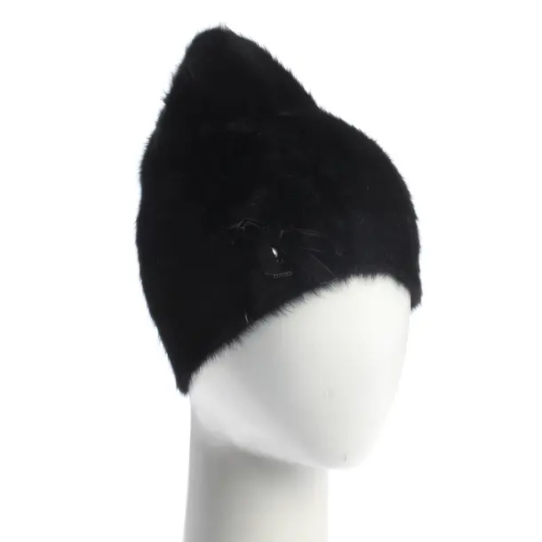 Mütze, in Schwarz, Polyimid, Twin Set