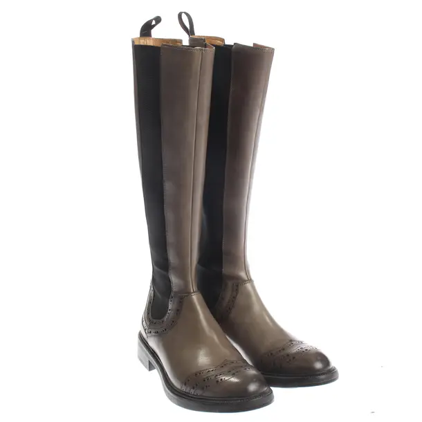 Stiefel, in Grau, Santoni