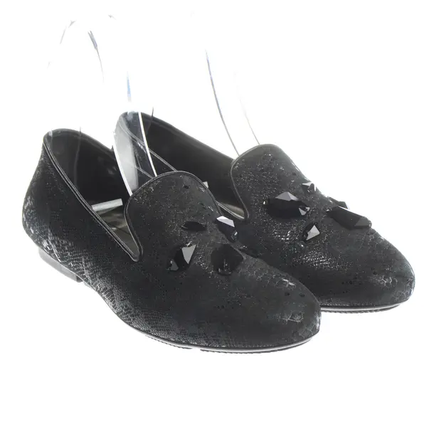Loafers, in Black, Hogan