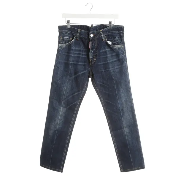 Straight Fit Jeans, in Navy, Cotton, Dsquared