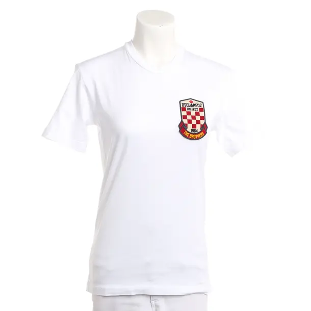 Shirt, in White, Cotton, Dsquared