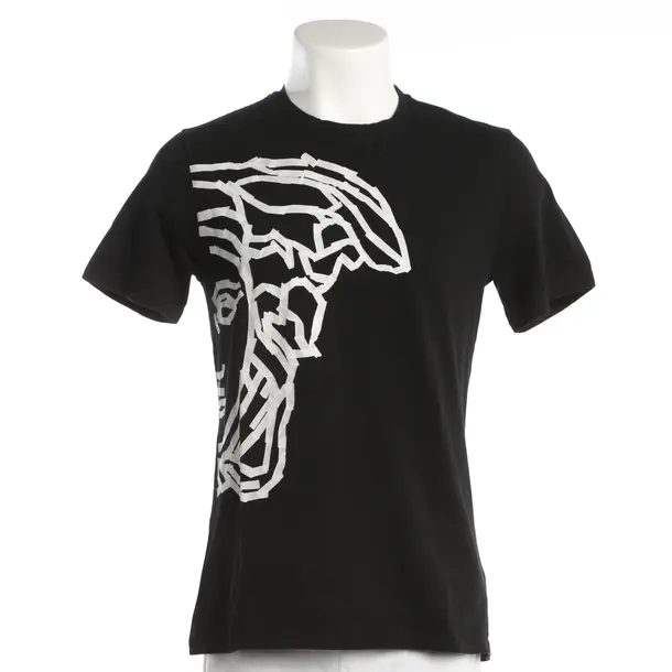 T-Shirt, in Black, Cotton, Versace