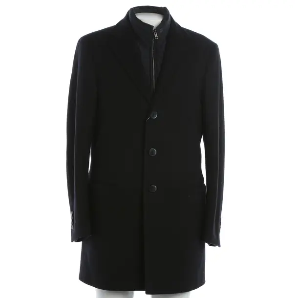 Cappotto mezza stagione, in Nero, Lana, Fay